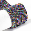 Electroplated Glass Beads Strands EGLA-S174-23D-03-5