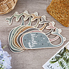 CRASPIRE 1 Set Wooden Baby Closet Divider WOOD-CP0001-09-3