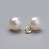 Acrylic Pearl Pendants IFIN-I031-01G-1