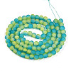 Crackle Glass Beads Strands GLAA-N009-8mm-10-2