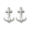 Non-Tarnish 304 Stainless Steel Pendants STAS-P319-45P-1