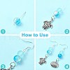 DIY Sea Animal Alloy Dangle Earrings Making Kits DIY-YW0009-52-4