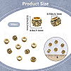 SOFPLATE 100Pcs Tibetan Style Alloy European Beads TIBEB-SP0001-07-2