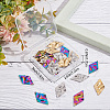 Beebeecraft 30Pcs 3 Colors 304 Stainless Steel Pendant STAS-BBC0001-48-7