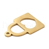 PVD Vacuum Plating 304 Stainless Steel Pendants STAS-WH0016-05-G02-2