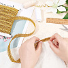 Filigree Polyester Lace Trim OCOR-WH0047-12A-3