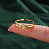 Sterling Silver Micro Pave Cubic Zirconia Cuff Rings for Women FS-WG15AF1-01-1