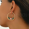 Geometric Retro Casual Hoop Earrings ER1344-2-1