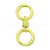 Alloy Spring Gate Clasps PALLOY-Q009-01F-1