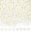 SUNNYCLUE 800Pcs 2 Styles ABS Plastic Imitation Pearl Beads KY-SC0002-29-1