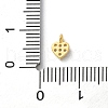 Brass Micro Pave Cubic Zirconia Charms KK-S513-09A-G-3