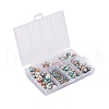 497Pcs 5 Style Rainbow ABS Plastic Imitation Pearl Beads OACR-YW0001-09A-4