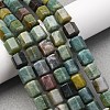 Natural Indian Agate Beads Strands G-R015-A06-1
