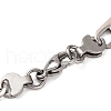Tarnish Resistant 201 Stainless Steel Mariner Link Chain Bracelets BJEW-B078-55P-3