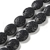 Natural Lava Rock Dyed Beads Strands G-H311-01-09-1