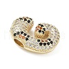 Brass Micro Pave Cubic Zirconia Pendants KK-Z108-02G-G-2