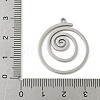 304 Stainless Steel Pendants STAS-G355-08A-P-3