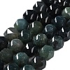Natural Moss Agate Beads Strands G-NH0021-A31-02-2