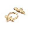 Ion Plating(IP) 304 Stainless Steel Toggle Clasps X-STAS-A092-06B-G-2