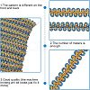 Lace Trim Polyester Ribbon for Jewelry Making OCOR-WH0071-007A-4