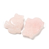 Natural Rose Quartz Pendants G-M417-08G-2