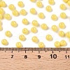 Opaque Baking Painted Glass Beads DGLA-T004-03F-4