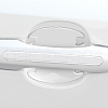Car Door Handle Bling Plastic Protective Sticker AJEW-WH0518-77-4
