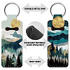 Elastic Neoprene Keychains KEYC-WH0045-004-3