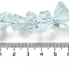 Glass Imitation Aquamarine Beads Strands G-P528-A03-01-3