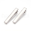 Iron Flat Alligator Hair Clip Findings X-IFIN-S286-46mm-1