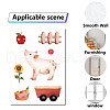 8 Sheets 8 Styles PVC Waterproof Wall Stickers DIY-WH0345-063-4