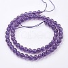 Natural Amethyst Bead Strands G-G945-19-6mm-2