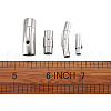 Yilisi 304 Stainless Steel Bayonet Clasps & Magnetic Screw Clasps STAS-YS0001-04P-10