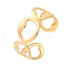 304 Stainless Steel Cuff Bangles for Women BJEW-D306-07G-2