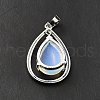 Natural & Synthetic Mixed Stone Pendants G-B033-04P-5