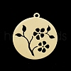 201 Stainless Steel Pendants STAS-T056-LA313-2-1