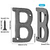 Iron Home Address Number AJEW-WH0126-25B-2