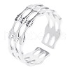 Stainless Steel Open Cuff Rings YQ8518-1-1
