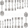   20Pcs 10 Style Zinc Alloy Lobster Claw Clasps FIND-PH0009-99-1
