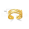 Simple Style 304 Stainless Steel Cuff Rings FS-WG1C3D0-06-3