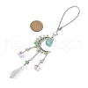 Alloy Moon Window Hanging Prism Ornaments HJEW-TA00284-02-3