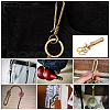   Brass D-Ring Anchor Shackle Clasps KK-PH0001-98-6