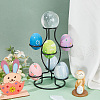 7-Slot Iron Easter Egg Display Stands ODIS-WH0058-21B-EB-4