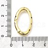 Brass Micro Pave Cubic Zirconia Spring Gate Rings KK-Z093-04G-3