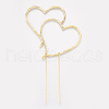 Brass Rhinestone Cake Topper RB-T008-18G-3