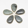 Natural Labradorite Big Pendants G-Q494-75A-G-1