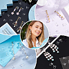 ARRICRAFT 100Pcs 5 Styles Plastic Clip-on Earring Findings KY-AR0001-30-7