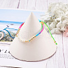 Fashewelry 12Pcs 6 Colors  Nylon Cord Braided Bead Bracelets Making BJEW-FW0001-02-6