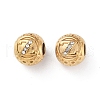 Ion Plating(IP) 304 Stainless Steel Rhinestone European Beads STAS-A092-10Z-G-1