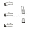 Unicraftale 4Pcs 316 Surgical Stainless Steel Bayonet Clasps STAS-UN0059-06-1